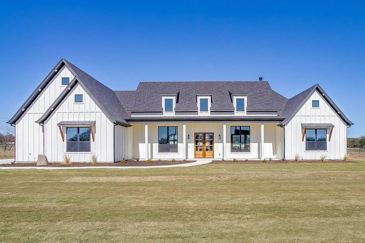 Modern farmhouse exterior