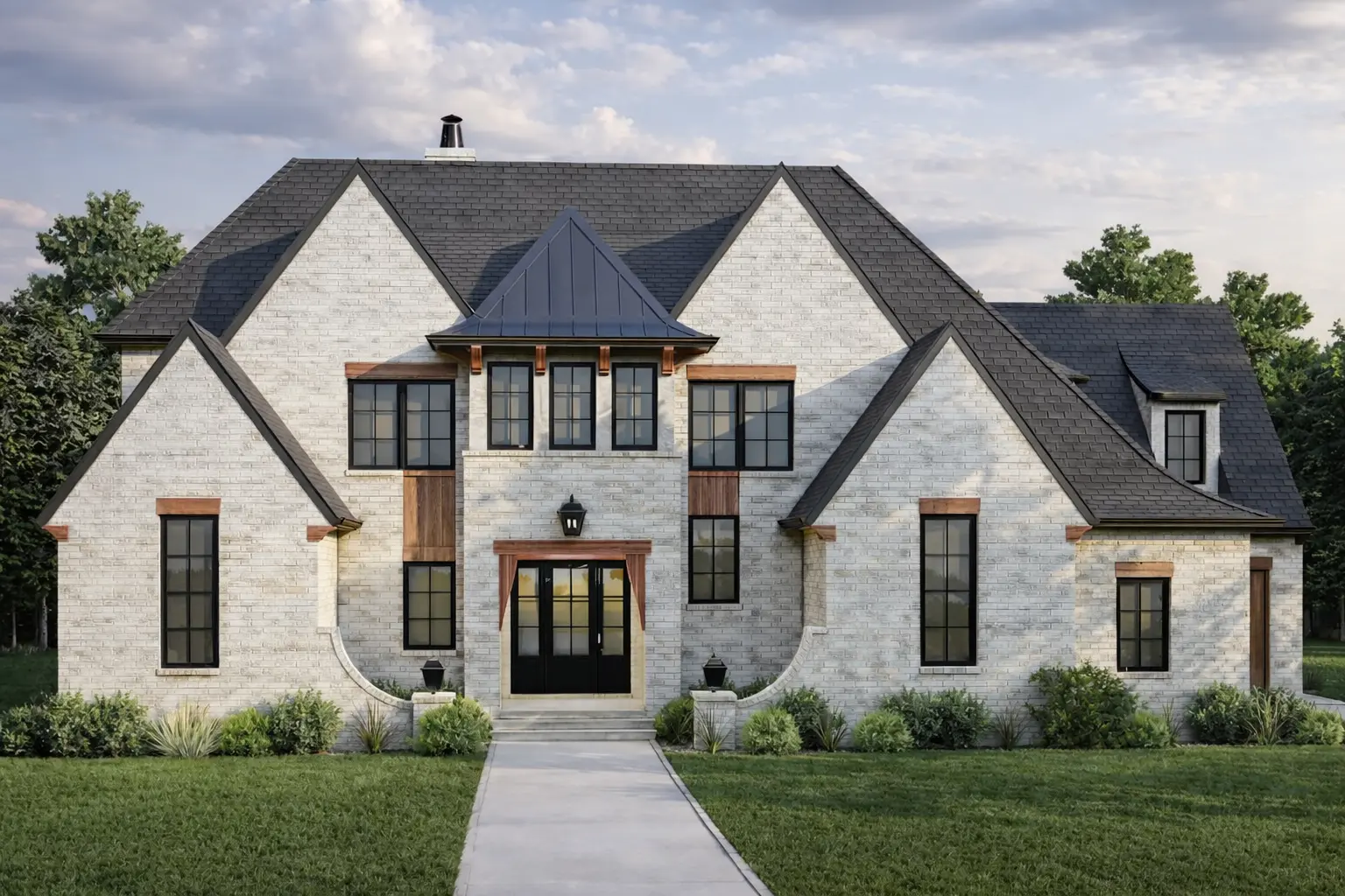 The Monticello at Meadowgreen Dr, exterior rendering 1