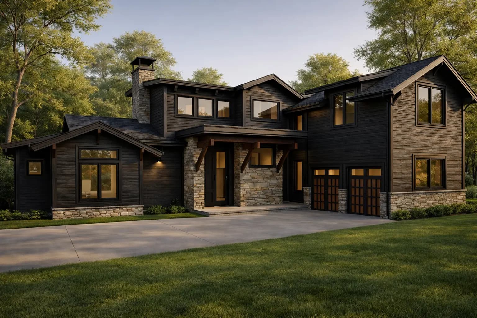 The Rae at Bristol Dr, exterior rendering 1